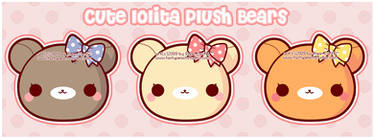 Cute Lolita Plush Bears