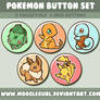Pokemon Button Set