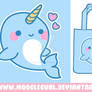 Narwhal Tote Bag