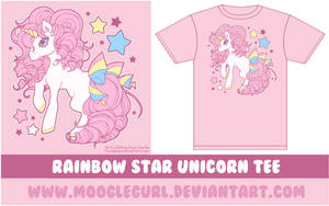 Rainbow Star Unicorn Tee