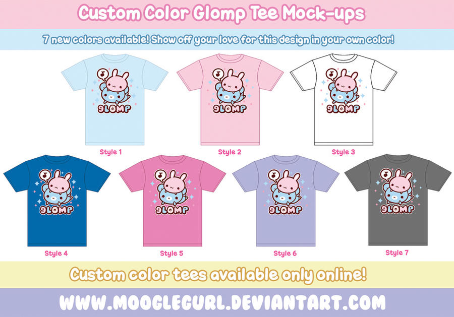 Custom Color Glomp Tees