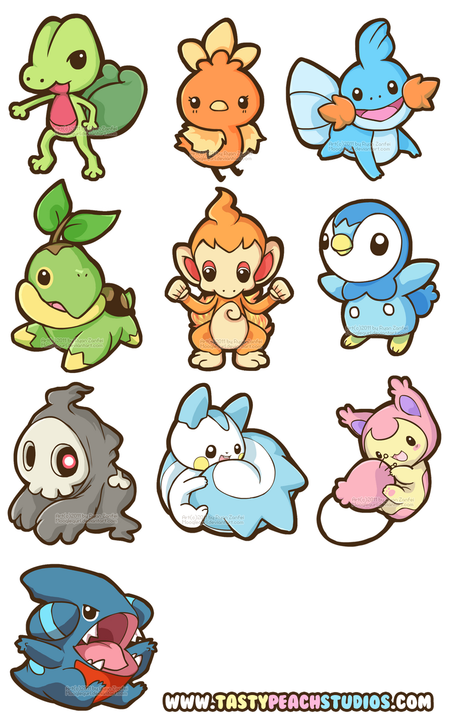 Pokemon Gen 3 and 4