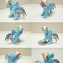 Miniature Rainbow Dash Sculpture Updated