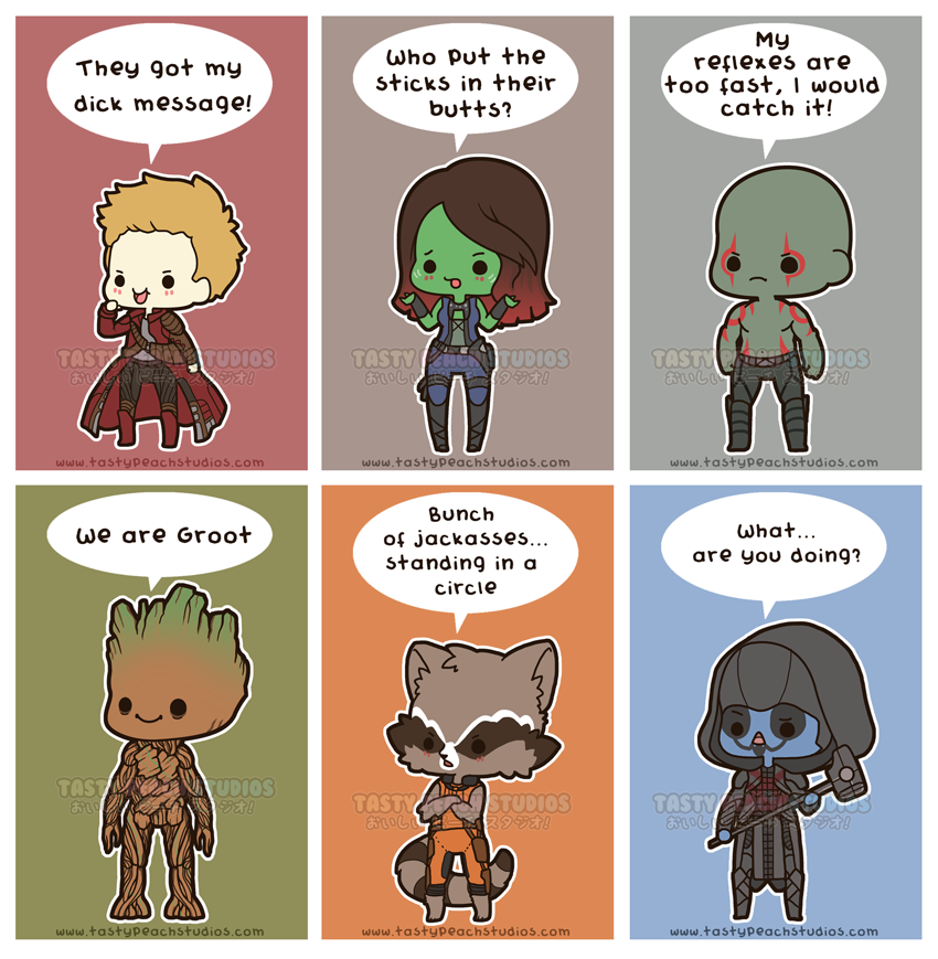 Chibi Guardians of the Galaxy