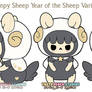 TPS: Year of the Sheep - Grumpy Sheep Mini Plush