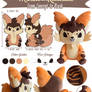 TPS: Marble Cake Fox Plush