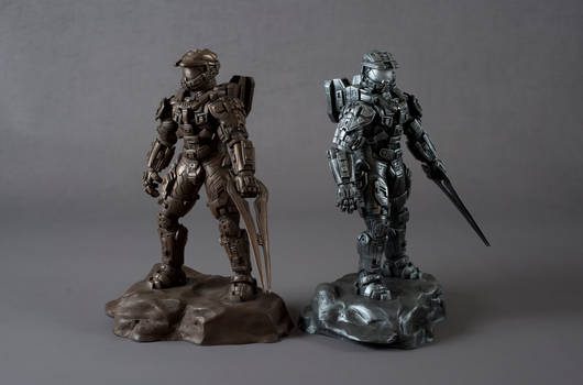 Halo 4 Master Chief Bronze And Silver