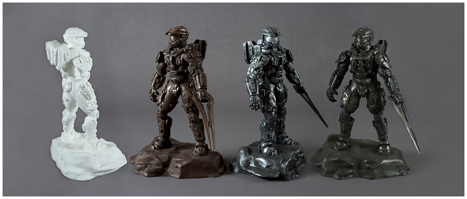 Halo 4 Master Chief Statues