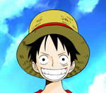 Luffy Smile by NicoRobin67