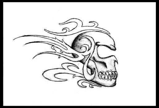monster Skull tattoo