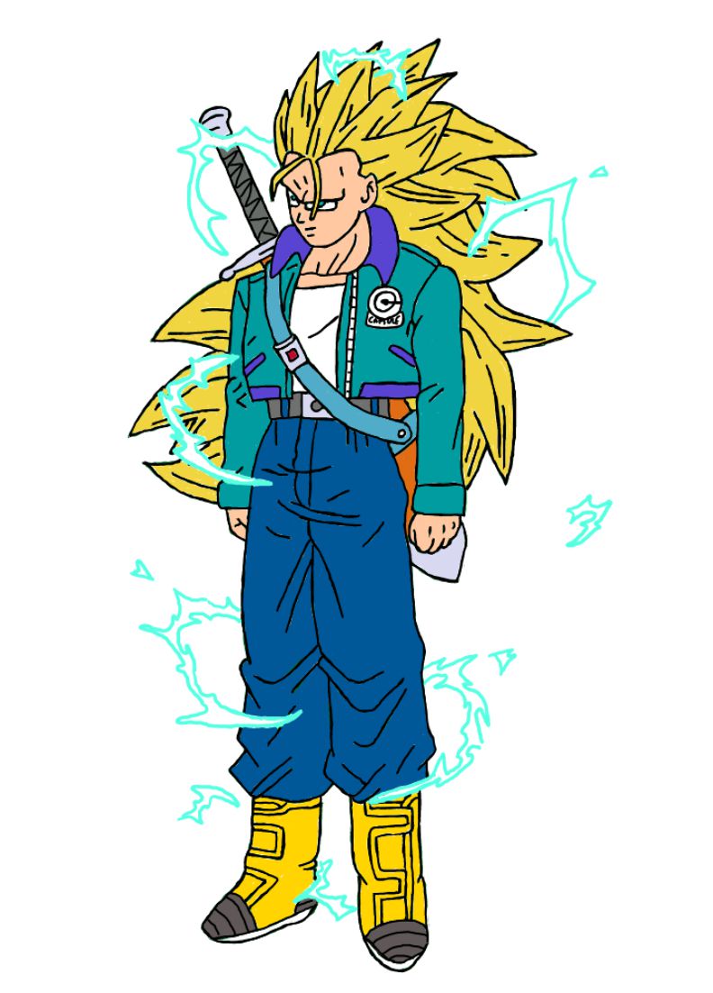 Trunks Del Futuro Ssj by IlustracionesZappe on DeviantArt