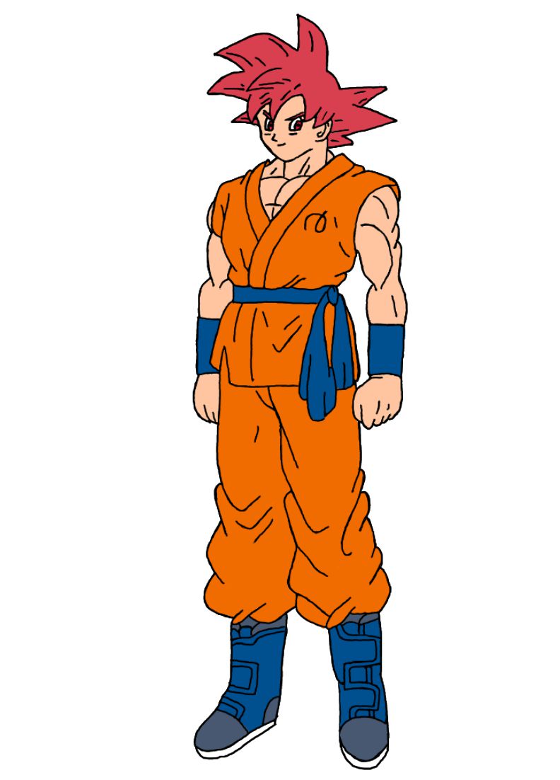 Goku - Saga Champa - Super Saiyan Dios by zener88 on DeviantArt Goku - Saga Champa - Super Saiyan Dios by zener88 on DeviantArt