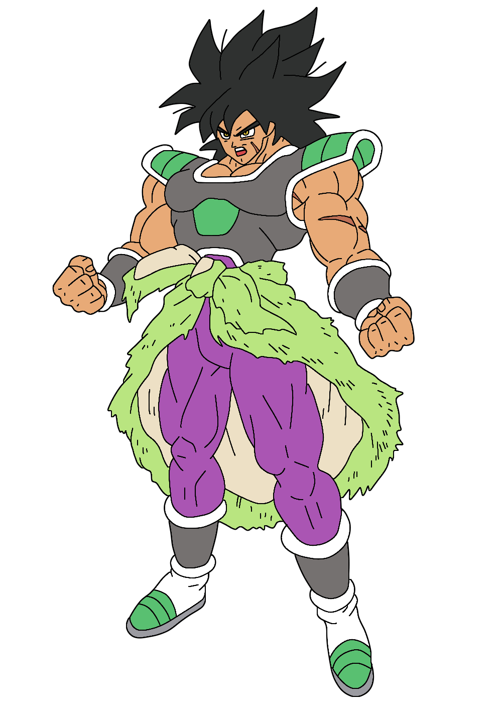 Broly BR Ikari by zener88 on DeviantArt