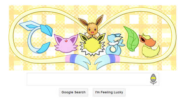 Google Logo Design -Eeveelution-