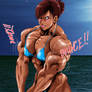 Rei Aida's triceps control