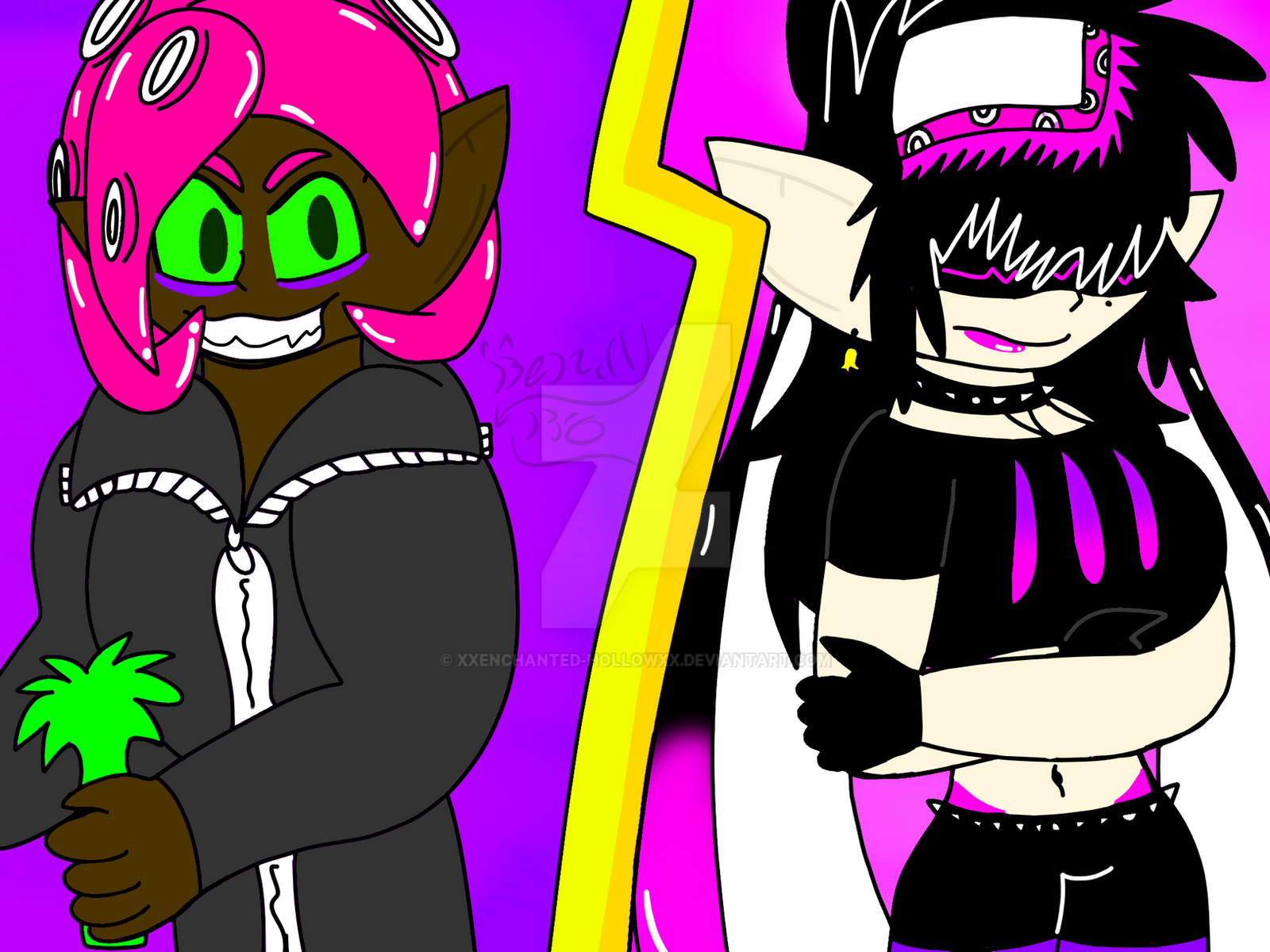 Octavio and octo callie