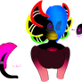 Neon Axolotl (SOLD)