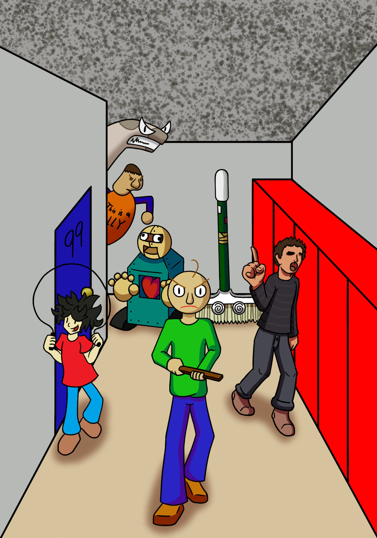 Baldi's Basics in Education and Learning Poster by elementhedgehog on ...