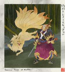 Samurai Trainer and Ninetales