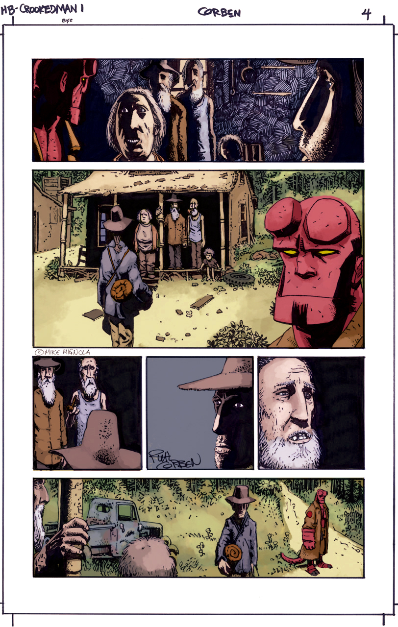 Hellboy page color