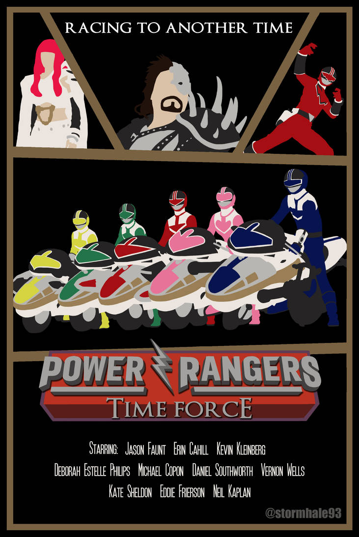Power Rangers Poster 8 - Time Force by Stormhale on DeviantArt