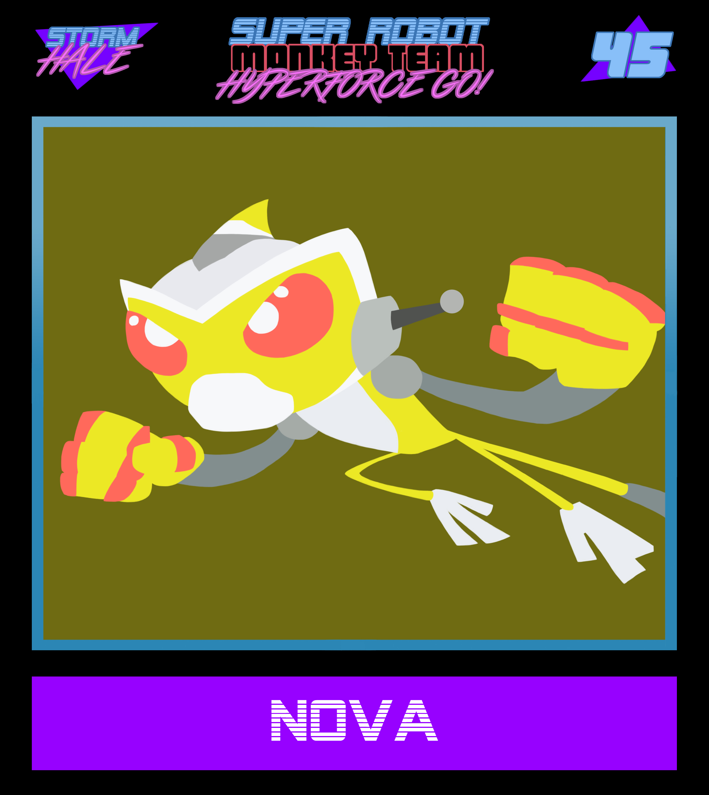 Janice Nathaniel Ward Flyve drage Super Robot Monkey Team Hyperforce Go! - Nova by Stormhale on DeviantArt