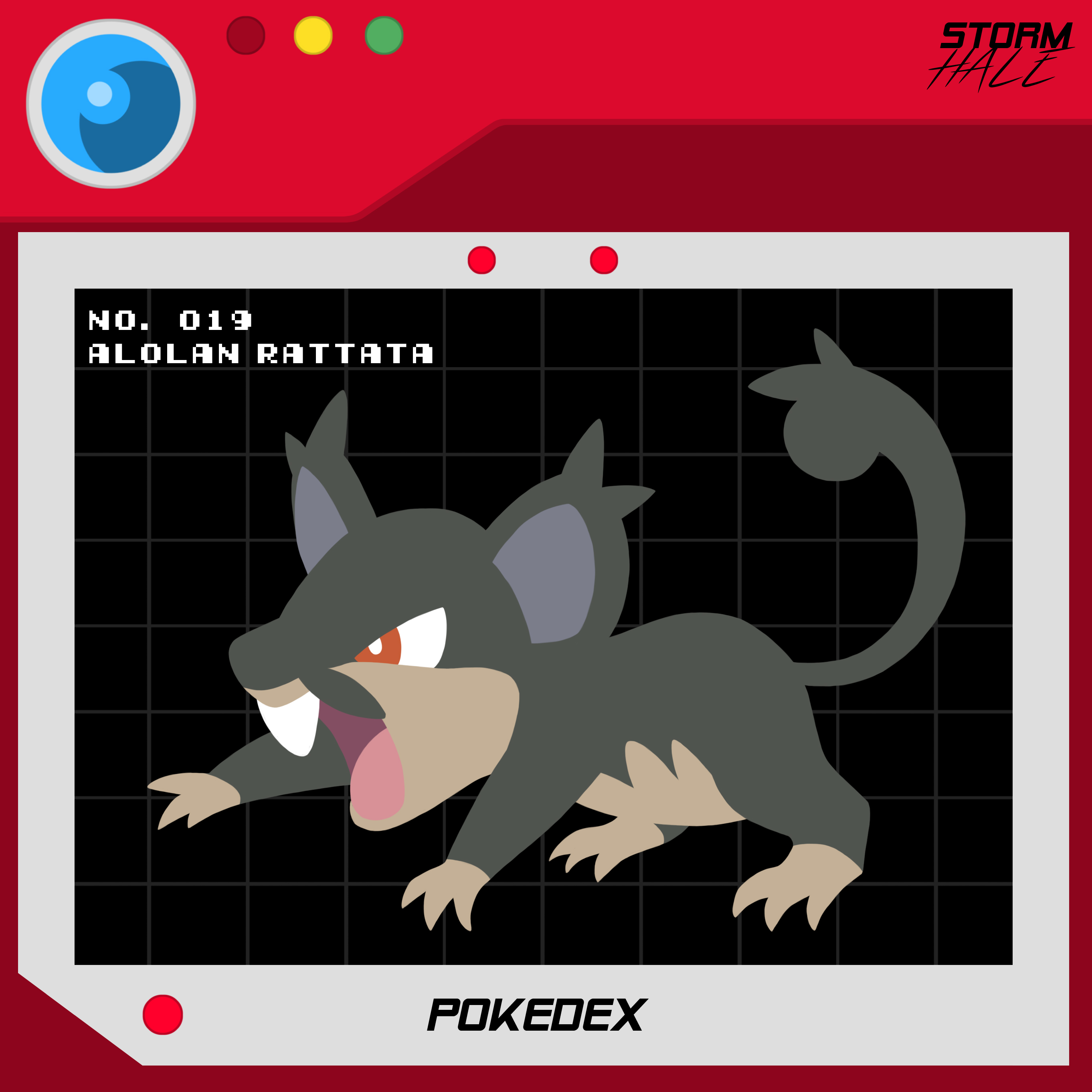 Pokedex 019 - Alolan Rattata by Stormhale on DeviantArt