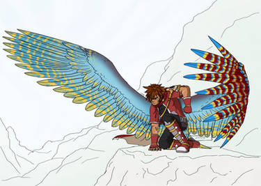 Future!Sora Wings Doodle