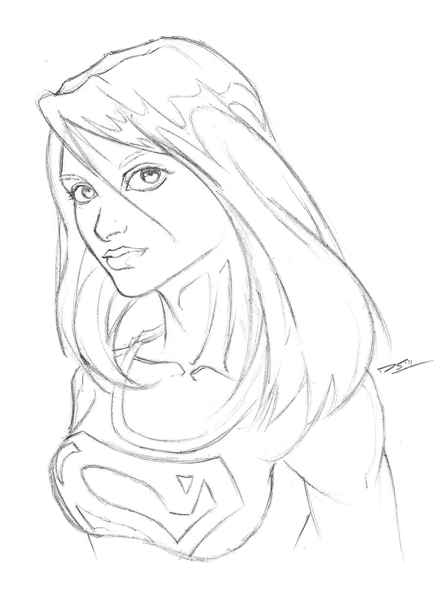 Supergirl sketch