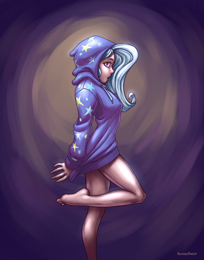 Human Trixie in Hoodie