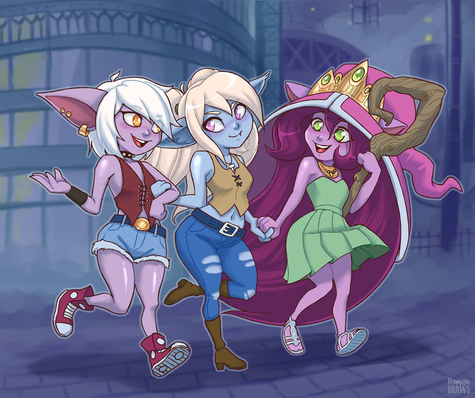 Yordles Night Out by RomanDraws on DeviantArt Yordles Night Out by RomanDraws on DeviantArt