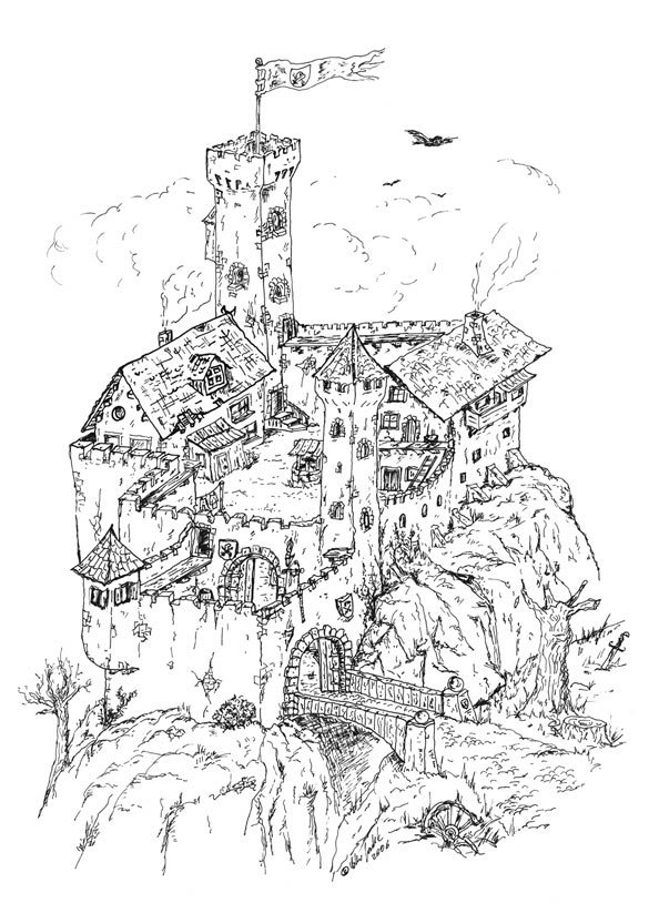 Castle - LineArt