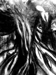 Slender Man black and white by Shia-art-XD