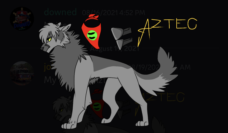 Aztec Wolfman Aztec (Full body) by AztectheBattleWolf on DeviantArt