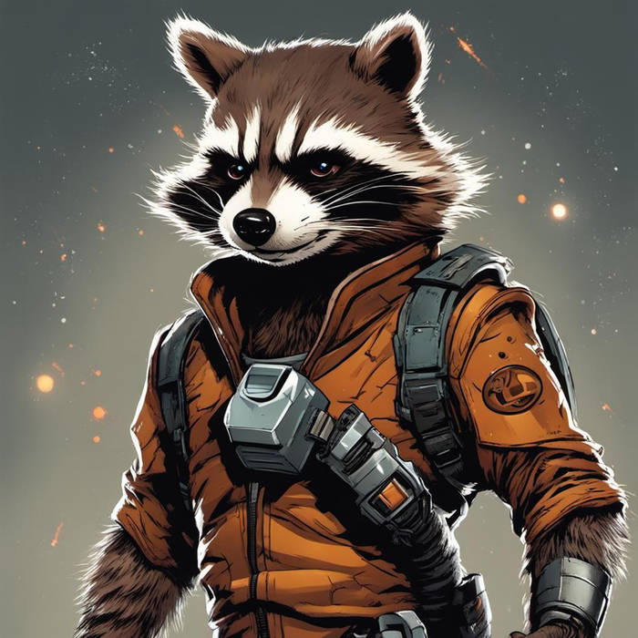 Aztect Rocket Rocket the raccoon by AztectheBattleWolf on DeviantArt