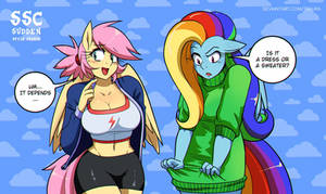 Sudden Style Change | Fluttershy x Rainbow Dash RE