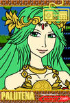 Ninty Card - Palutena by HoppyBadBunny