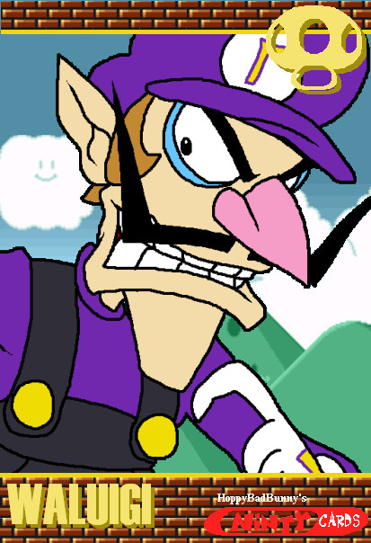 Ninty Card - Waluigi