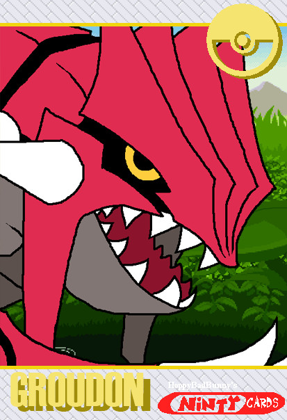 Ninty Card - Groudon