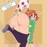 Hanging Wedgie Kim Pine