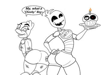 Chica Butt Sandwich