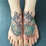 Prettiest foot tattoo i saw