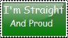 I'm Straight and Proud stamp