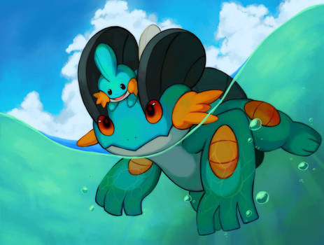 Swampert.Mudkip