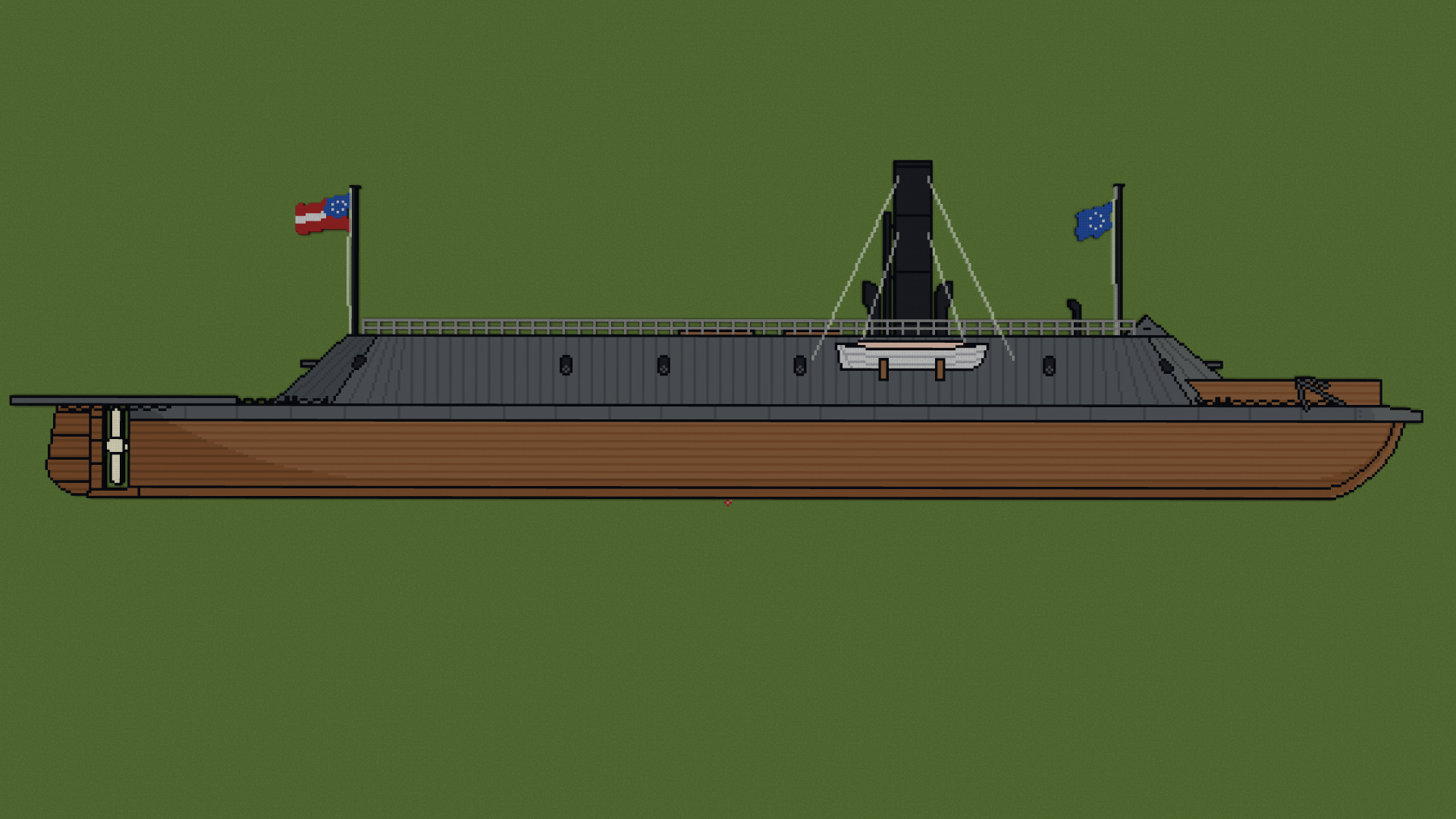 CSS Virginia (Minecraft Pixel Art) by JohnGrimlock on DeviantArt