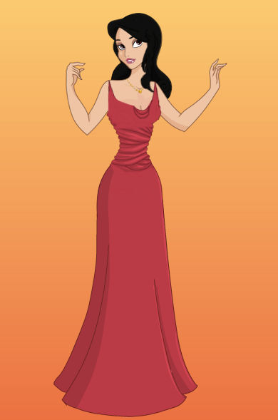 casino royale red dress Caterina Murino Salmon Red Evening Dress Casino Royale