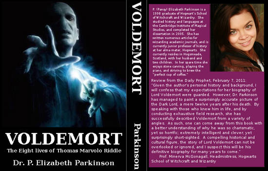 Voldemort biography - mock book cover