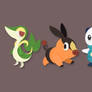 Pokemon Starters Cutouts (Generation 5)