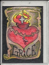 Grace ACEO (AKA Artist Trading Card)