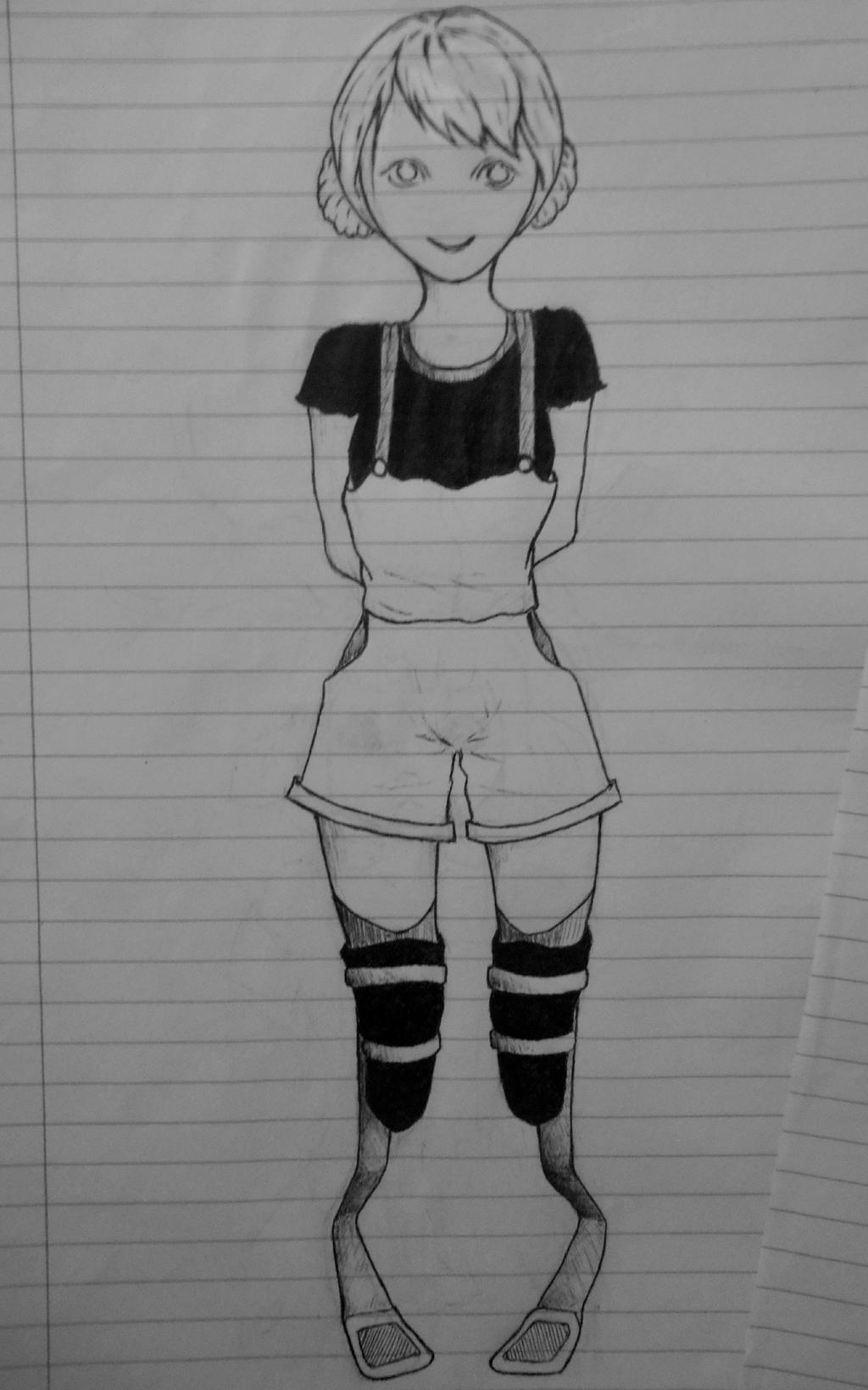 Legless Character Base Legless girl OC by xarielzerodroidea on DeviantArt
